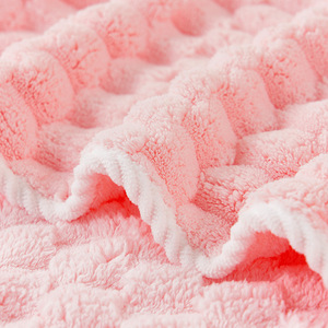 Toalla de Baño y Playa Grande de Felpa Coral 90*180, de Secado Rápido, Tejida, Portátil, Suave y Gruesa, Tipo Nube, Comprimida - Product Image 4