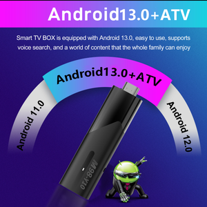 M98 Y10 Mini TV Stick Android TV con Processore Quad Core Allwinner H618, Lettore Video 4K HDR, Set-Top Box di Rete, Mini TV Box - Product Image 2
