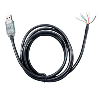 Câble Série USB-A Mâle vers RS485 Utech OEM, Blindé Tressé, Cuivre Pur, Gaine PVC, avec LED TX/RX pour Ordinateur