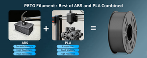 Filamento PETG 3D Creat3D, Fácil de Imprimir, Alta Velocidad, 1.75mm, 1kg/carrete, Filamento PETG Rápido para Impresora 3D FDM - Product Image 2