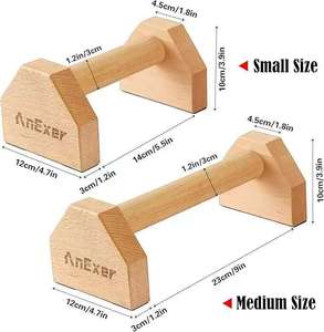 Supports de pompes en bois de haute qualité, épaissis et renforcés, améliorent la stabilité pendant l'exercice - Product Image 4