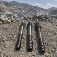 Adaptateur de tige de marteau perforateur forgé haute dureté pour pièces de foreuse à roche Atlas Copco Sandvik