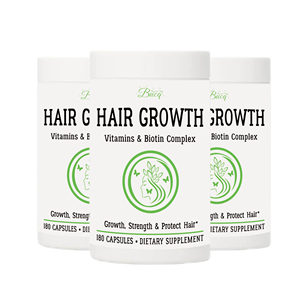 Cápsula compleja de biotina de vitaminas para el crecimiento del cabello OEM - Product Image 2