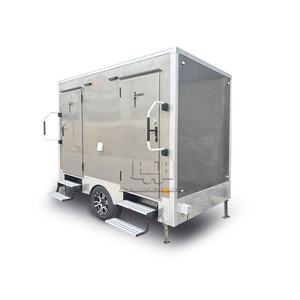 Remorques de toilettes portables en acier au design moderne de luxe au meilleur prix pour les achats en plein air Toilettes mobiles pour les salles de bain - Product Image 1