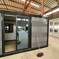 Appartement conteneur extensible sur mesure, maison préfabriquée moderne pliable et portable