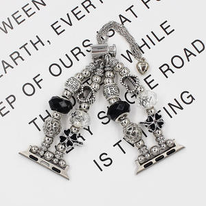 <span class=keywords><strong>Bracelet</strong></span> en métal en acier inoxydable de luxe pour femmes <span class=keywords><strong>Bracelet</strong></span> de montre en perles pour <span class=keywords><strong>Apple</strong></span> <span class=keywords><strong>Watch</strong></span> Band-41mm 45mm 40mm 44mm 49mm - Product Image 3