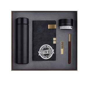Set Regalo <span class=keywords><strong>di</strong></span> Alta Qualità Ecologico in Acciaio Inossidabile con Logo Aziendale per <span class=keywords><strong>Uomo</strong></span> con Altoparlante Bluetooth e Logo Personalizzato - Product Image 3