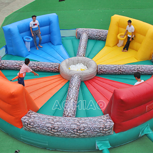 Trò Chơi Tương Tác Trò Chơi Bơm Hơi Trò Chơi Thể Thao Chạy Bộ Bungee Đói Bơm Hơi Hippo Chow Down - Product Image 4