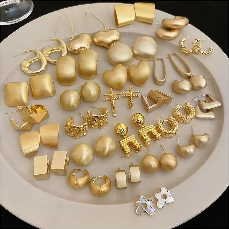 Brincos de joias da moda longos e luxuosos banhados a ouro 14 18K brincos de flor extra grandes africanos em resina atacado