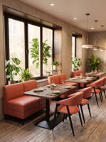 Meubles de restauration commerciale modernes pour restaurants, cafés, bars, bistros : tabourets de bar, tables et chaises de salle à manger