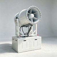 Canon à brouillard industriel pour la suppression de la poussière, grande couverture de brume d'eau