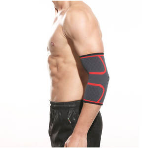 Gomitiere personalizzato <span class=keywords><strong>per</strong></span> <span class=keywords><strong>ciclo</strong></span> di Baseball protezione Fitness Calisthenics guaina supporto tutore <span class=keywords><strong>per</strong></span> il dolore - Product Image 2