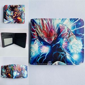 Cartera Corta de PU con Diseño de Alta Calidad y Cierre, con Estampado en Relieve de Anime DBZ Goku Vegeta Super Saiyan, Ideal como Regalo para los Fans - Product Image 2