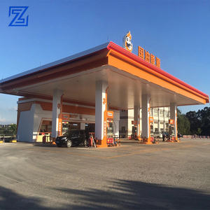 Pefab-Estructura de toldo de acero para Estación de Servicio de gasolina, marco de espacio de techo - Product Image 3