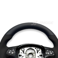 Volant en cuir style M Sport en fibre de carbone pour BMW M3 E90 E91 E92 E93 E60 E46 E70 E71 E72 E87 Volant M personnalisé