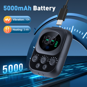 Verstelbare riem, afneembare controller, draadloze vibratie massage schouderbrace, elektrisch verwarmde schouderondersteuning massageapparaat - Product Image 6