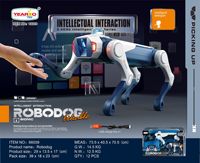 Perro Robot Interactivo Inteligente Programable con Control por Aplicación Móvil, Dispara Bombas de Agua, Alcance Remoto de 15m