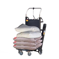 Machine d'escalade électrique à chenilles pliable, capacité 400 kg, plateforme de manutention de marchandises sur escaliers, personnalisable, outils de shopping OEM