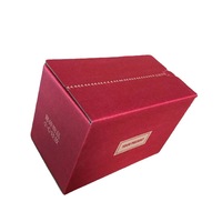 Partager Personnaliser Imprimé Boîte à Vin Emballage 6 12 24 Pack Bouteille Bière Boisson Carton Ondulé