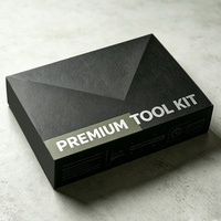 Boîtes cadeaux coulissantes en carton rigide gris recyclable de qualité supérieure pour outils de rainurage, avec logo personnalisé