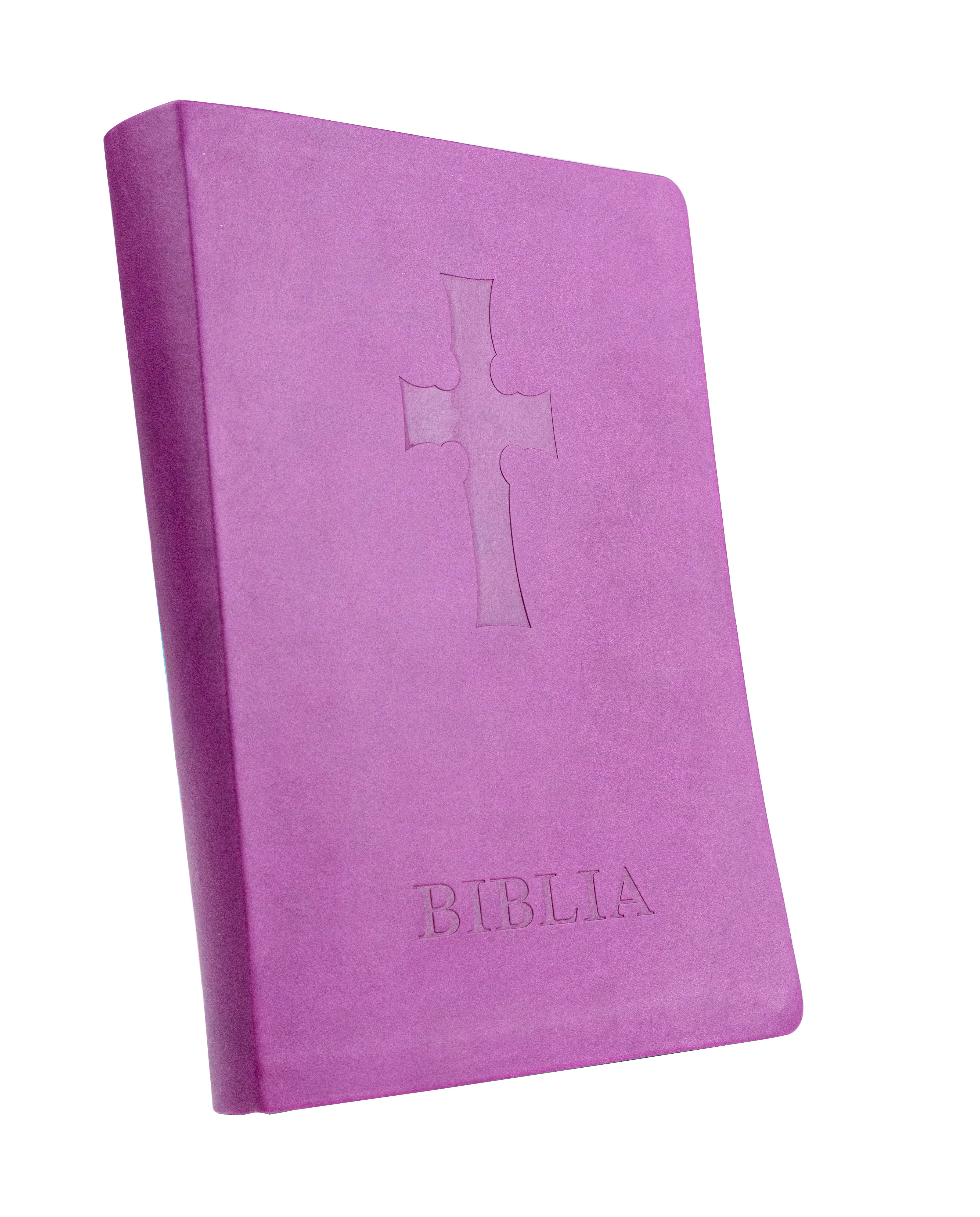 Oem soft pu hardcover book printing service Bible printing service factory