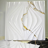 Panneaux muraux 3D en PVC UDK 50cm*50cm, décoration intérieure, panneau mural artistique pour la décoration murale intérieure