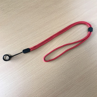 Porte-stylo en dentelle de haute qualité, lanière personnalisée tissée, sangle Jacquard, anneau en Silicone