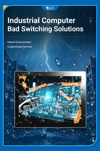 Ngoài trời bền tất cả các kim loại cấu trúc nhỏ gọn Bảng điều khiển phía trước IP65 10 inch cảm ứng công nghiệp màn hình Màn hình VESA cài đặt 3 năm - Product Image 3