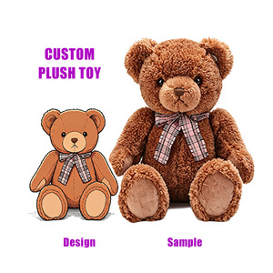 Oso de peluche de cumpleaños personalizado, figura de oso de peluche, juguete de peluche, almohada, muñeco de oso de peluche para regalo, el más vendido - Product Image 4