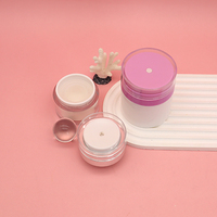 Pot cosmétique sans air en PP avec logo personnalisé, rechargeable, pour crème pour les yeux, crème pour le visage, emballage vide pour soins de la peau, OEM