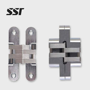 Bisagras cruzadas de alta resistencia SSR para armarios de cocina, accesorios de bisagras ocultas integradas para puertas de madera plegables y puertas ocultas - Product Image 1