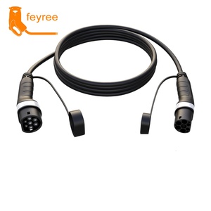 Cable de Carga para Vehículos Eléctricos Feyree de 7kw 22kw Tipo 2 a Tipo 2 para Estación de Carga Pública, Adaptador de Carga Rápida para Automóviles Eléctricos - Product Image 3