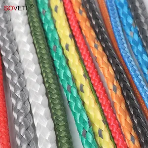 UHMWPE Rope 12 Strands High Strength Durable Amsteel Cord Corrosion Resistant Uhmwpe Braided Rope For Winch Mooring