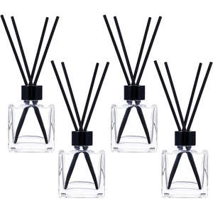 Home Fragrance Osmanthus Jasmine Perfume Natural Essential Oil <b>Reed</b> <b>Diffuser</b> Glass Mini 50ml BPA Free Gift Box - Product Image 1
