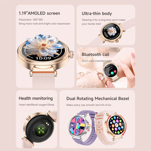 Reloj Inteligente Deportivo Unisex SENBONO D18 con Doble Corona Giratoria, Pantalla Táctil IP67, Monitor de Actividad Física, Monitor de Ritmo Cardíaco y Calculadora - Product Image 4