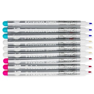 Penna magica <span class=keywords><strong>per</strong></span> l'industria dell'abbigliamento Logo personalizzato penna Gel bianca pennarello cancellabile sensibile al calore <span class=keywords><strong>per</strong></span> tessuto in pizzo a rete - Product Image 1