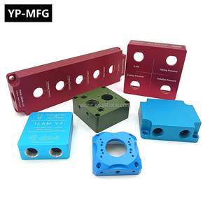 ชิ้นส่วนอะลูมิเนียมขึ้นรูปด้วยเครื่อง CNC ความแม่นยำสูง ชุบแข็งด้วยอะโนไดซ์ 5 แกน สำหรับงานกลึง - Product Image 4
