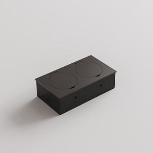 Caja de salida de suelo eléctrico de montaje empotrado Tapa de descarga trasera de rebote automático Solución DE ACCESO DE ENERGÍA discreta para interiores modernos - Product Image 6