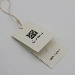 Custom Mini Sieraden Zwart Wit Goud 1Mm Lederen Pvc Thermo Prijs 400gsm Lingerie Kleding Hang Tags Voor Pruiken Met strings