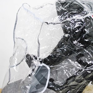 Housse <span class=keywords><strong>de</strong></span> <span class=keywords><strong>pluie</strong></span> universelle imperméable transparente en PEVA <span class=keywords><strong>pour</strong></span> poussette bébé grande taille Wazir WSC40001 - Product Image 5