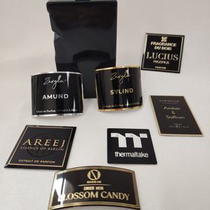 2025 Custom Self-Adhesive Metal Label for Luxury Perfume Bottle Engraved 3D Logo <b>Brand</b> Name for Wine Bottles Packaging - Product Image 5