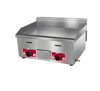 Plaque de cuisson professionnelle en acier inoxydable à gaz pour restaurant, table de travail de cuisine, barbecue d'hôtel, pour steaks et hamburgers Hafandi