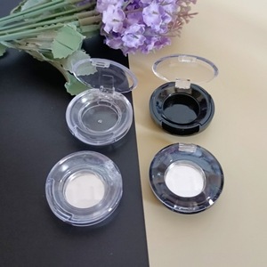 Boîte à poudre transparente, diamètre intérieur de 19mm, mini récipient rond pour échantillon de correcteur, fard à paupières, rouge à lèvres, pack d'essai de maquillage - Product Image 1