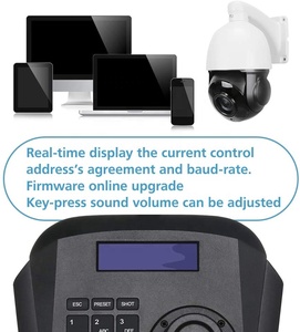 Xe <span class=keywords><strong>PTZ</strong></span> joystick điều khiển bàn phím LCD hiển thị cho <span class=keywords><strong>PTZ</strong></span> speed dome <span class=keywords><strong>analog</strong></span> máy ảnh điều khiển - Product Image 4