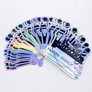Pegatina Holográfica Personalizada con Logotipo de Dibujos Animados, Troquelada, para Dispositivos Electrónicos - Product Image 3