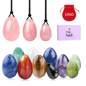 Khoan Pha Lê Yoni Trứng <span class=keywords><strong>Kegel</strong></span> Tập Thể Dục Massage Tool Kit Muiti-Màu Ngọc Bích Đá Yoni Egg Set Cho Phụ Nữ Âm Đạo Tập Thể Dục - Product Image 1