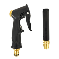 Pistolet pulvérisateur haute pression robuste avec buse en plastique pour lavage de voitures et tuyau d'arrosage – Outil de nettoyage extérieur durable
