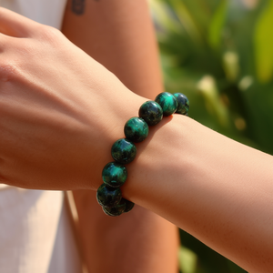 Fashion <b>Beaded</b> <b>Bracelets</b> 316L Stainless Steel PVD Gold Plating Sustainable Resistant Jewelry for Women <b>Men</b> - Product Image 3