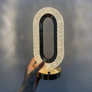 Lámpara de mesa LED de lujo, luz de noche moderna de Cristal, Control táctil para decorar dormitorio, restaurante y Bar - Product Image 2