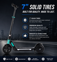 Trottinette Électrique Pliable 7 Pouces pour Trajet Quotidien, 3 Vitesses, Étanche, Vitesse Maximale 19 KM/H, Électronique - Offre Spéciale